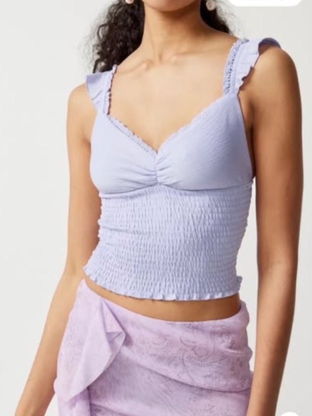 Urban Outfitters Smocked Tank Top